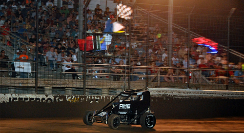 Thorson Scores Again in USAC Midwest Midget Championship Preliminary at Jefferson County Speedway!